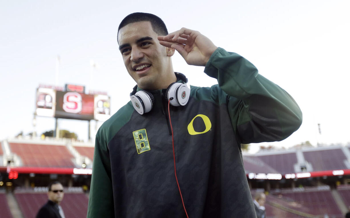 Marcus Mariota
Oregon quarterback