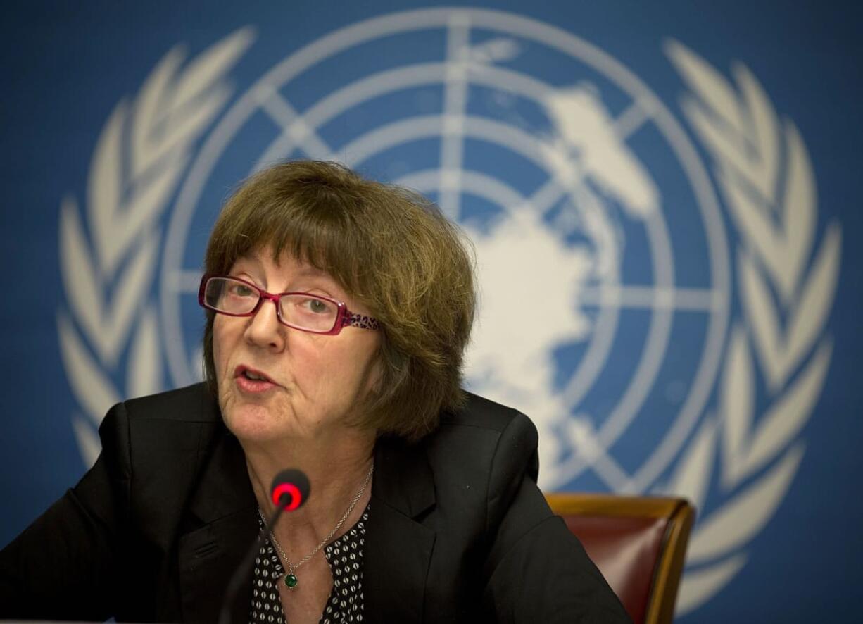 Kirsten Sandberg, chairwoman of the U.N.