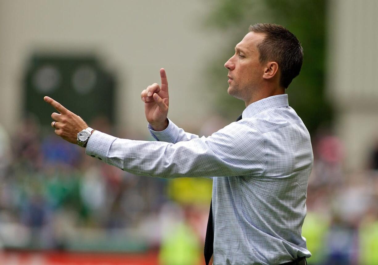 Timbers coach Caleb Porter