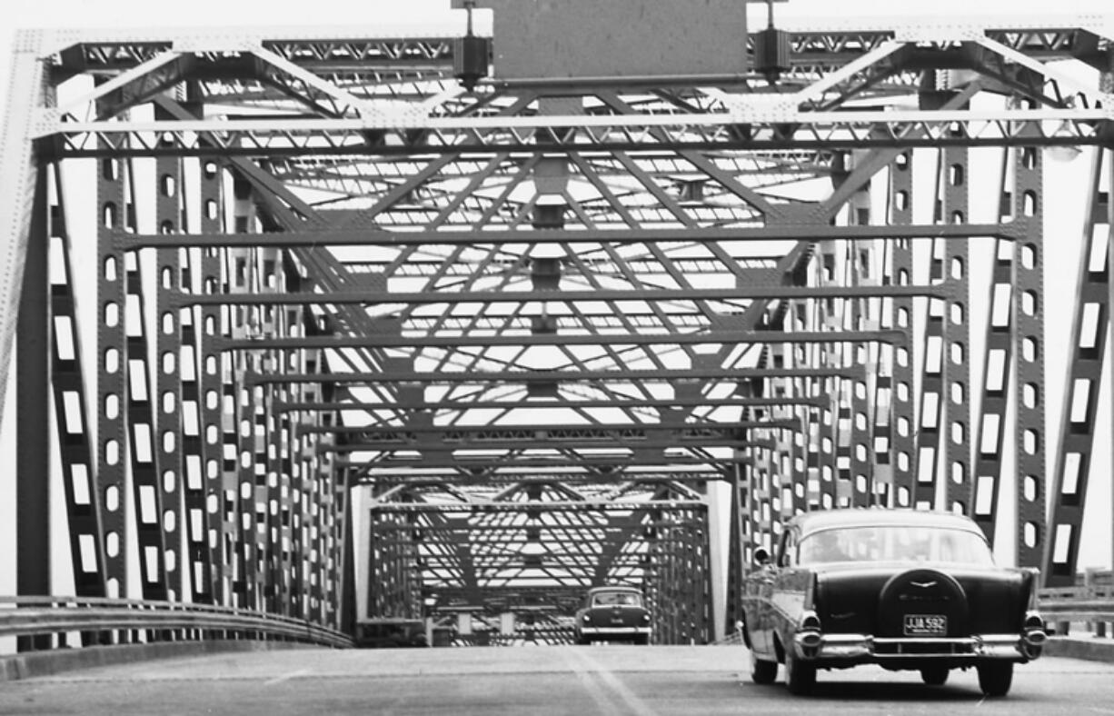 Repair work on the southbound span of the Interstate 5 Bridge, which opened in 1958, slowed freeway traffic in Vancouver on Monday. Additional work is tentatively set for next week.