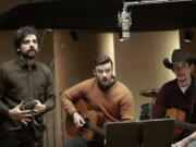 Oscar Isaac, from left, Justin Timberlake and Adam Driver in &quot;Inside Llewyn Davis.&quot;