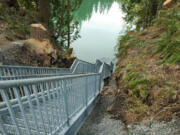 The canoe-kayak launching and loading site on the Clark County side of Merwin Reservoir under Yale Bridge on state Highway 503 was completed this spring.