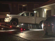 Detectives seized a white pickup they believe is tied to a hit-and-run that killed two Vancouver women. The pickup was seized during a search warrant at Larkspur Place apartments, 7906 N.E. Vancouver Mall Drive.