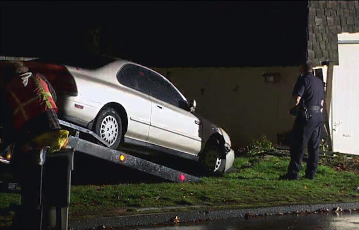 Vancouver police are investigating a shooting and crash in the Maplewood Neighborhood that was reported late Monday night.