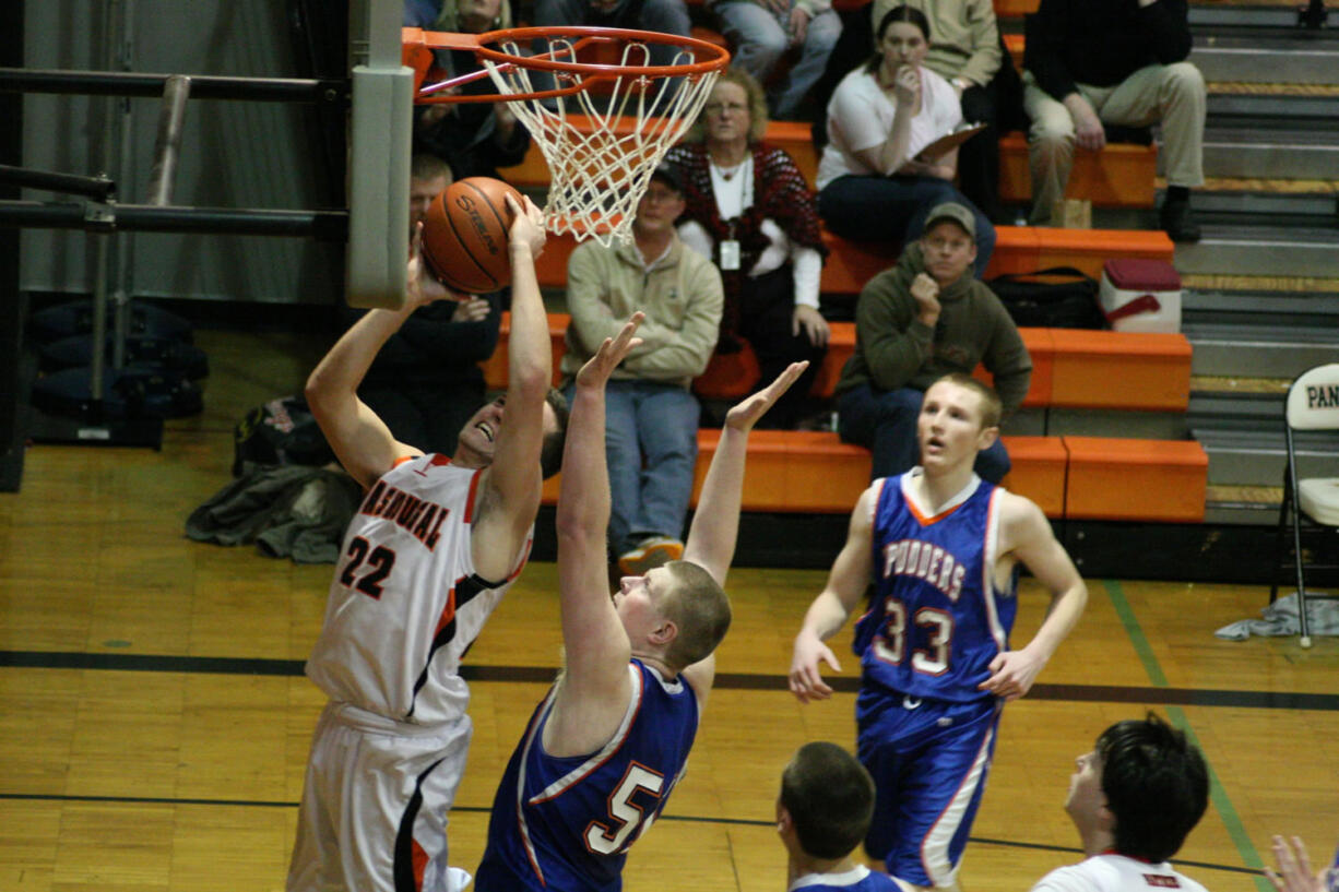 Nate Adams scored nine points and grabbed 10 rebounds for the Panthers Thursday.