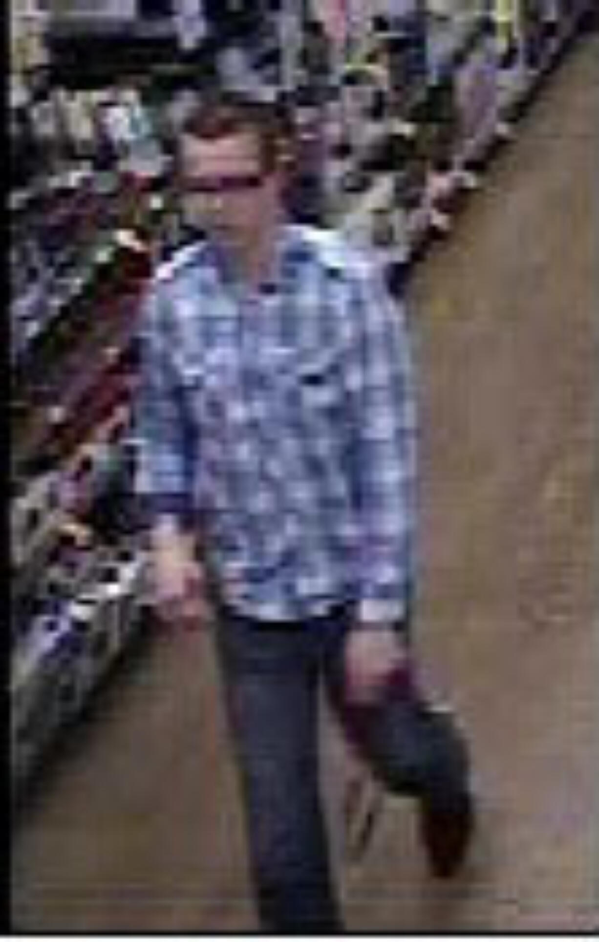 Vancouver police are asking the public for help in identifying this man, who allegedly made fraudulent charges with a credit card stolen from the Firstenburg Center.