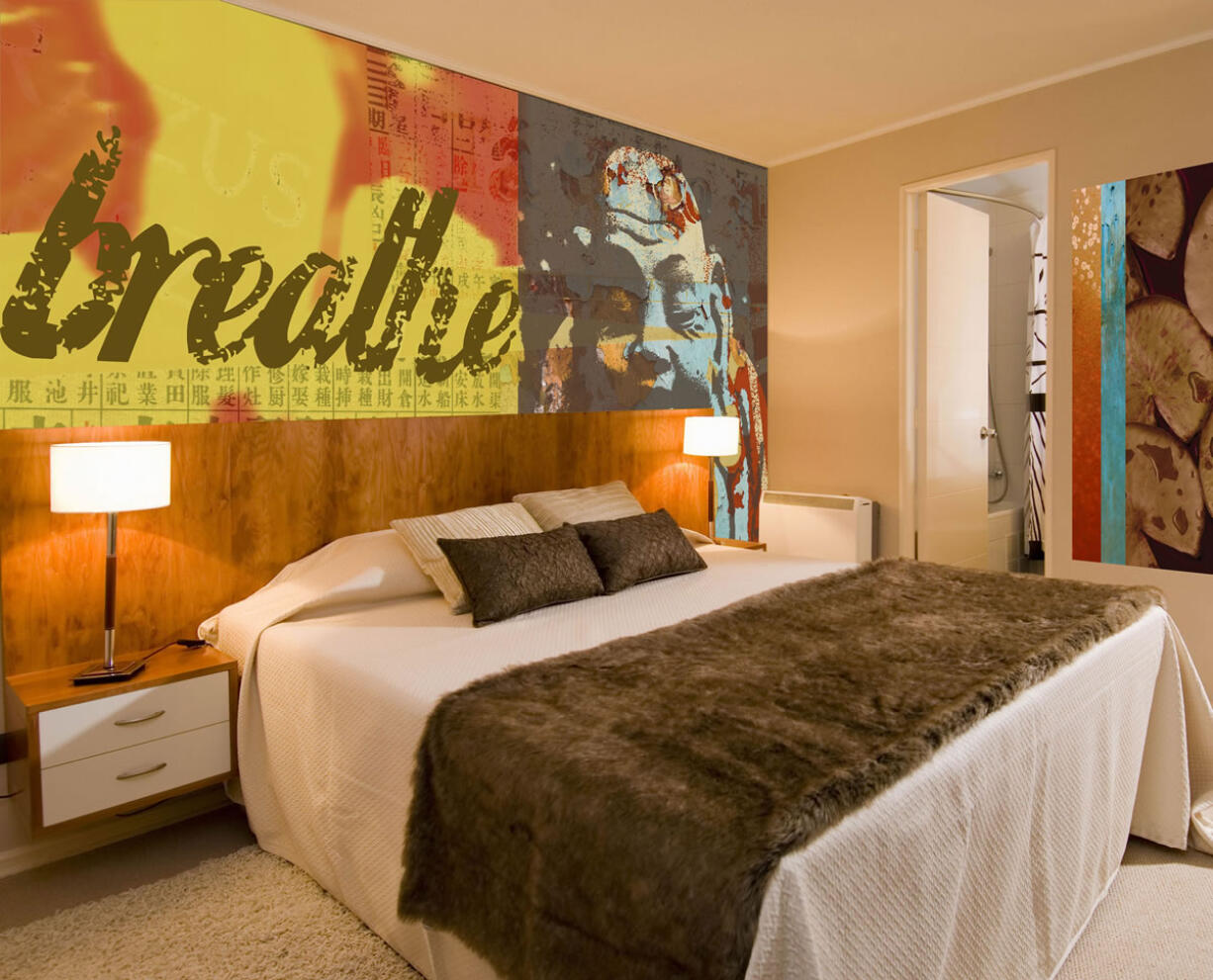 Photos by Charlotte Observer
If you want your bedroom to reflect your interests, a customized mural does the trick.