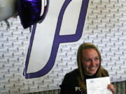 Washougal High School senior Ellie Boon signs a letter of intent to play soccer for the University of Portland Pilots.