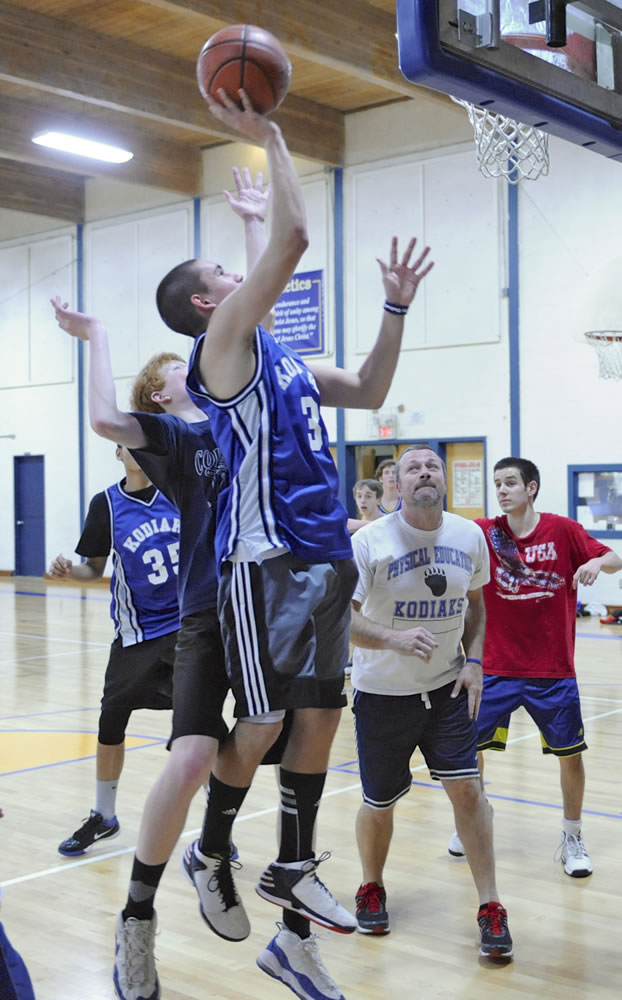 Josh Rodriguez is one of five senior starters on the Columbia Adventist basketball team, and a First Team All-Columbia Valley League selection.