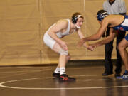 Photos courtesy of Jamie Valdez
Camas High School graduate Caleb Malychewski grabbed second place for Pacific University at the West Regional Championships March 2, in Minneapolis. He also qualified for the NCAA Division III National Wrestling Championships Friday and Saturday, at Cedar Rapids, Iowa.