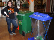 WHS senior Cassie Holcombe launched the Save Our Scraps program after learning her school was behind in its recycling efforts when compared to others county-wide.