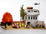 The diorama &quot;Zero Peep Thirty&quot; depicts SEAL Team 6 after killing Osama bin Laden.