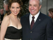 Tina Fey and Lorne Michaels in Los Angeles in 2004.