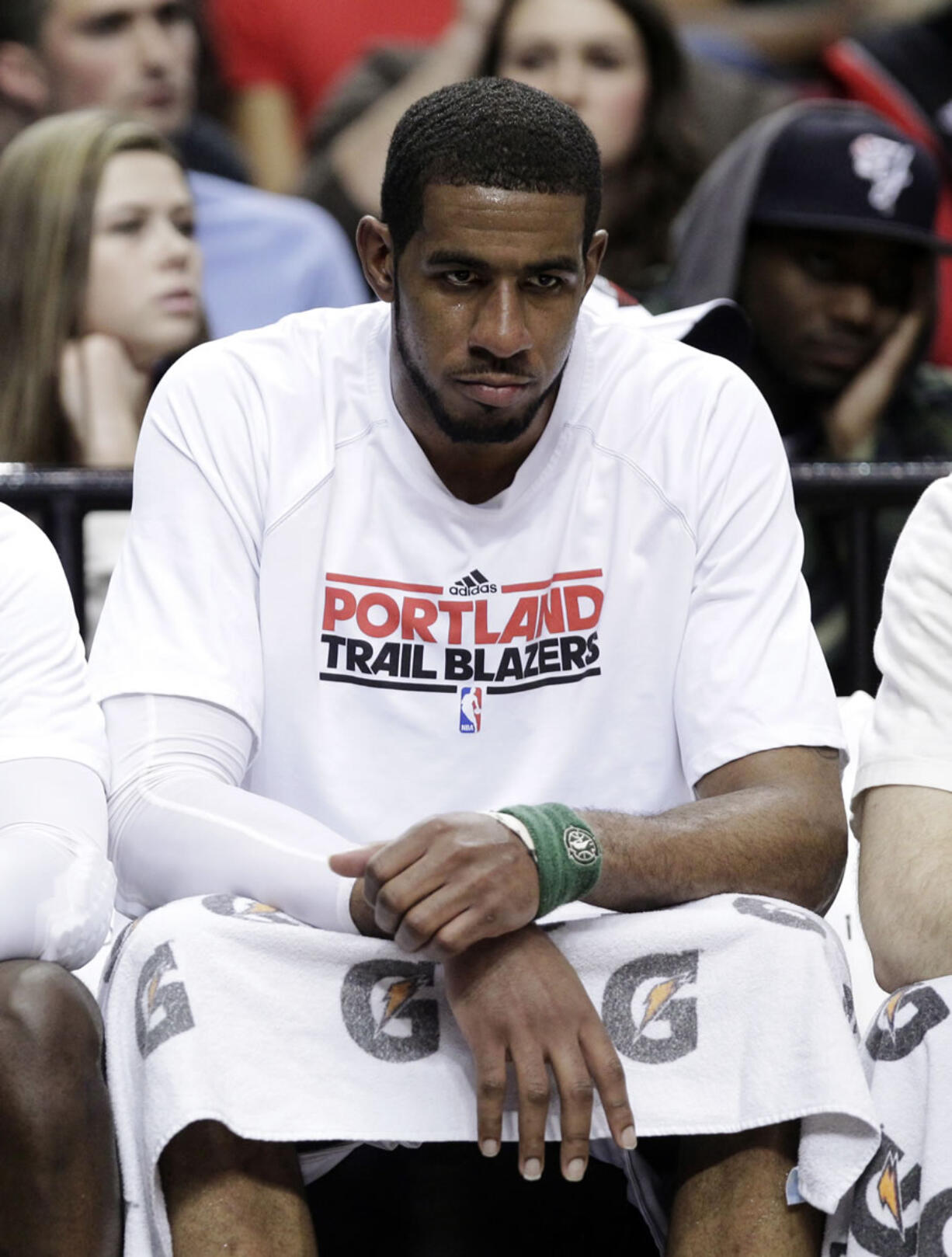 Portland Trail Blazers forward LaMarcus Aldridge missed the tail end of last season with a hip injury.