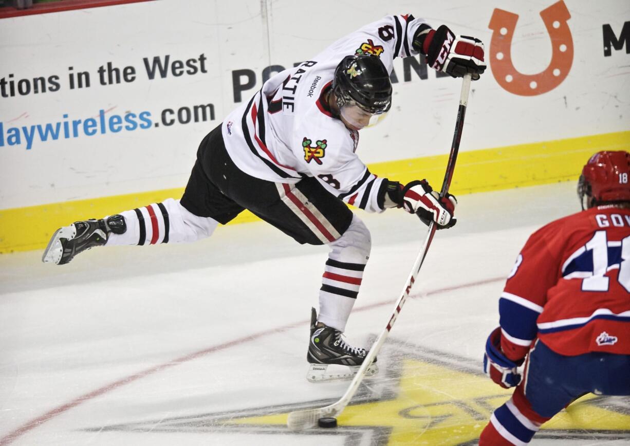 Portland's Ty Rattie will be expected to play a key role in the Winterhawks' conference finals against Kamloops.