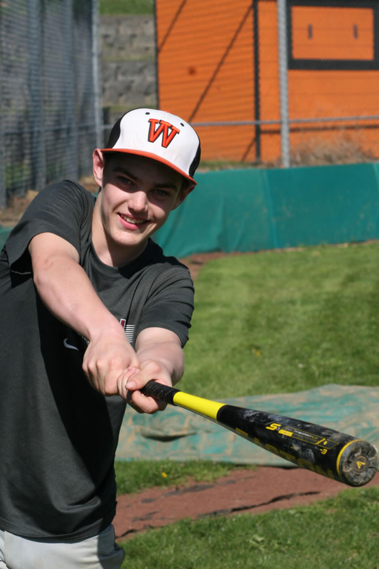 Brandon Casteel is putting his heart into baseball for Washougal.