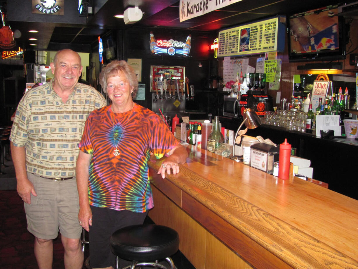 Jerry and Berta Knott have owned the Big Foot Inn for 27 years.