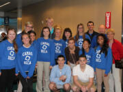 Camas DECA chapter members were are smiles at the Portland International Airport as they prepared to board a plane to attend the International Career Development Conference last month.