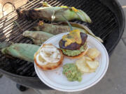 Whole portabella mushrooms, without the stem, only require a quick grilling before they're ready to be sandwiched between buns.