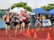 Alexa Efraimson earned state championship medals for Camas in the 1,600 and 800 Thursday and Saturday, at Mount Tahoma High School.