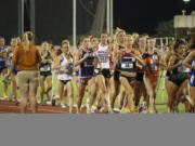 Camas High School graduate Emily Thomas (No. 23) gave all she had in her final race for Gonzaga University May 23, at the NCAA West Preliminary Championships in Austin, Texas.