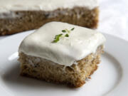 Herb dilemmas, solved by the bunch. Lemon Thyme Spice Cake.