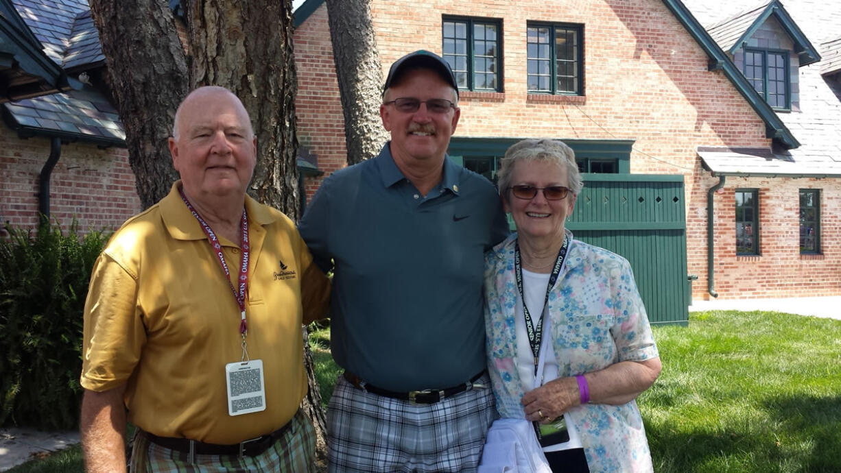 Camas golfer Kevin Coombs shares an opportunity of a lifetime with his parents, Ben and Judy, while playing in the Senior U.S.