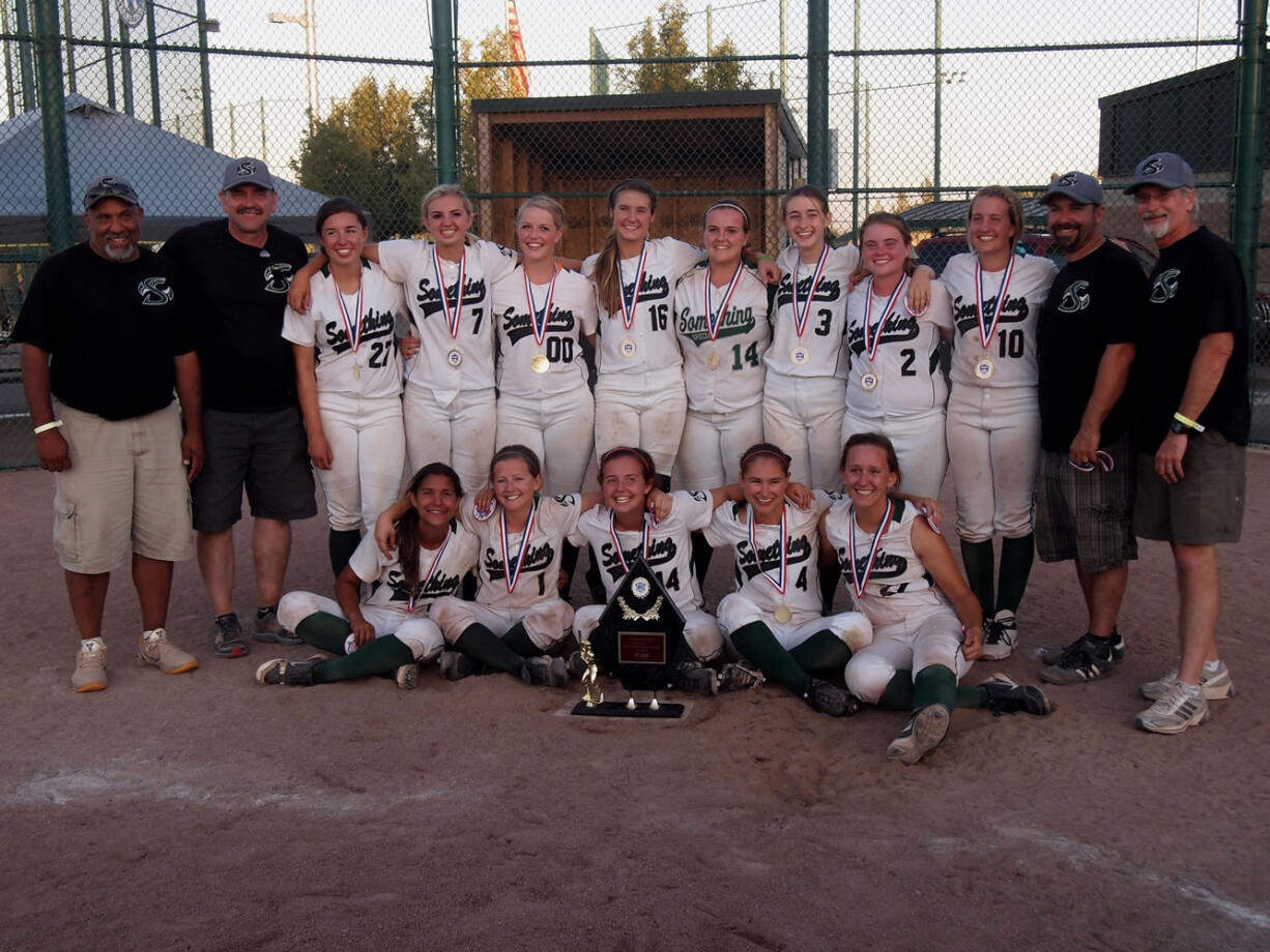 The Something Special softball team clinched the U-16 Washington State ASA championship, in Yakima.