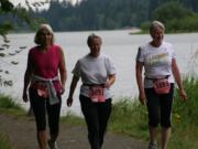 More than 1,000 runners and walkers participated in the 2012 Fit Right Northwest Half Marathon and 4-miler around Lacamas and Round lakes Sunday, in Camas.