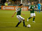 Brent Richards made his debut with the Portland Timbers against the L.A. Galaxy July 14, at JELD-WEN Field.