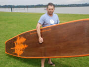 Contributed photo
Terry Click, formerly of Camas, owns Sweetwood Paddleboards, a company based in Montana.