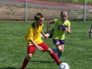 Around 65 kids attended the Macaya Soccer Camp July 15 to 19, in the grass fields behind Doc Harris Stadium.