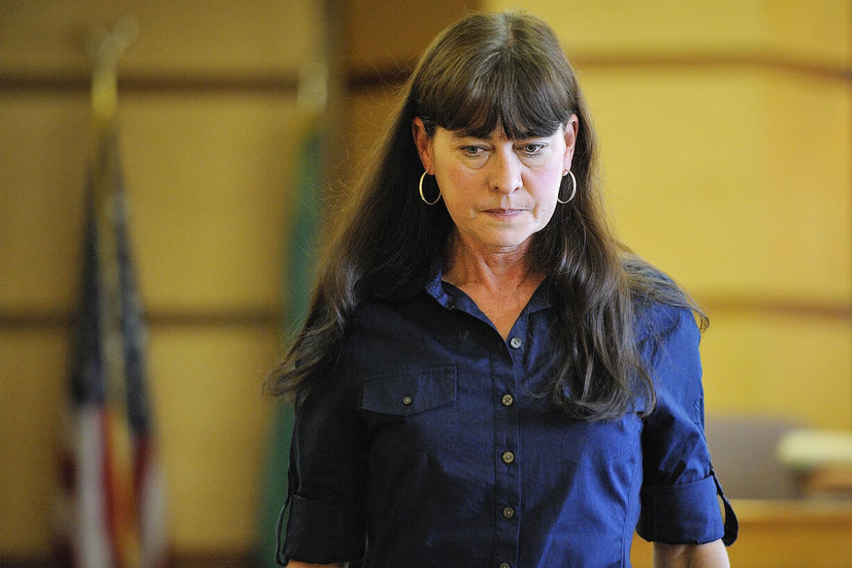 Billinda Jantzer, shown at a 2011 court appearance, pleaded guilty to second-degree arson Monday