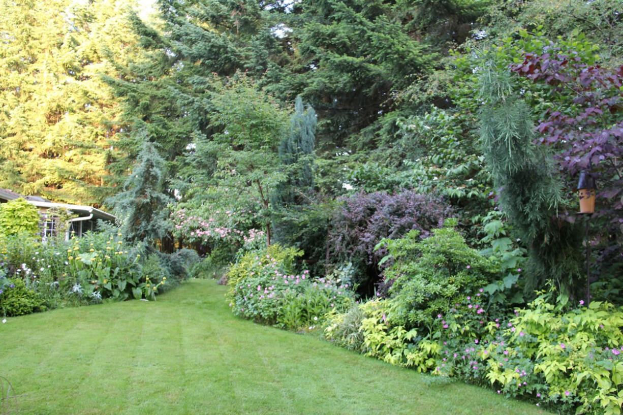 An enticing passageway draws the visitor in and leads them through the garden.