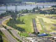 Pearson Field as seen from the air.