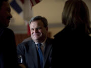 Brent Boger, pictured in April 2010 during his candidacy for county prosecuting attorney, attends a reception at E.B. Hamilton Hall hosted by Washington's former U.S. Republican Sen.