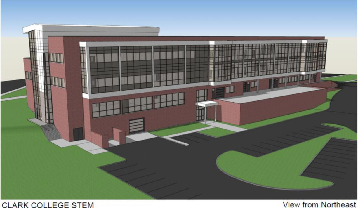 LSW Architects
The state gave Clark College approval to finalize design work on its $38 million Science, Technology, Engineering and Math building.