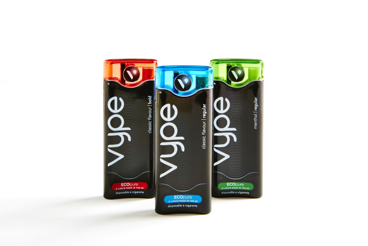 Vype disposable e-cigarettes by British American Tobacco.