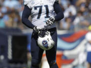 Tennessee Titans tackle Michael Roos is a graduate of Mountain View High School and Eastern Washington University.