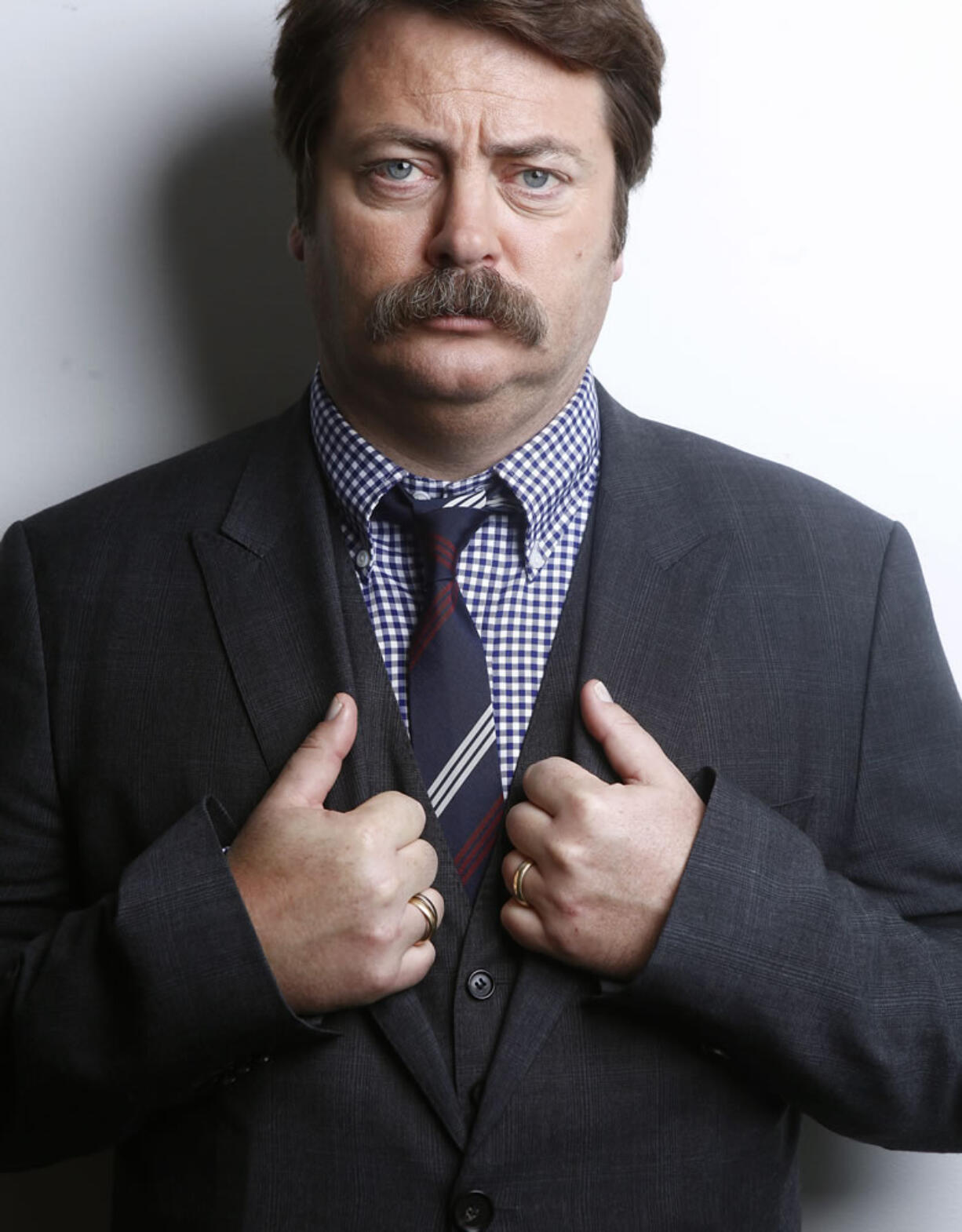 Actor Nick Offerman from &quot;Parks &amp; Recreation&quot; has written a memoir.