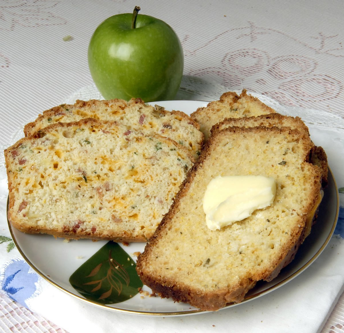 Iozza's Corn and Bacon Loaf.