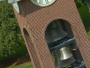 The Salmon Run Bell Tower at Esther Short Park &quot;fell back&quot; a week early this year thanks to a computer system from  2002 that wasn't adjusted after Congress changed the end of daylight saving in 2007.