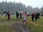 Washougal senior Sean Eustis earned second place in the 2A boys district cross country race Saturday, at Evergreen State College.