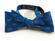 &quot;Modern Family&quot; actor Jesse Tyler Ferguson and partner Justin Mikita are launching a line of bowties on Nov. 15 in partnership with Thetiebar.com, with portion (most) of proceeds going to fund groups fighting for marriage equality. Pictured, the Signature Navy bowtie.