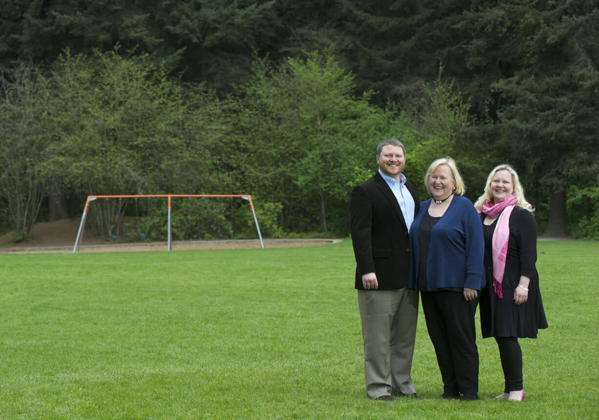 Candace Young and her children -- Peter Gorman and Margaret Gorman -- donated $15,500 to pay for a summer program for elementary school-age children at Orchards Community Park.