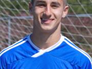 Borce Atanasov, sophomore, Clark College men's soccer forward