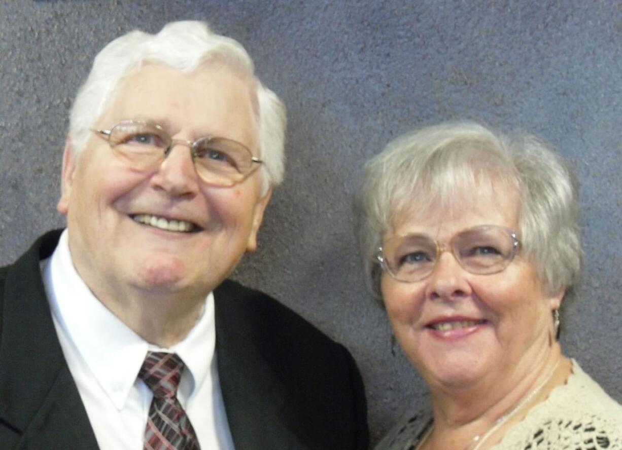 Camas Church of the Nazarene Pastor Richard Sales, pictured above with his wife, Joanne, will retire on Jan.