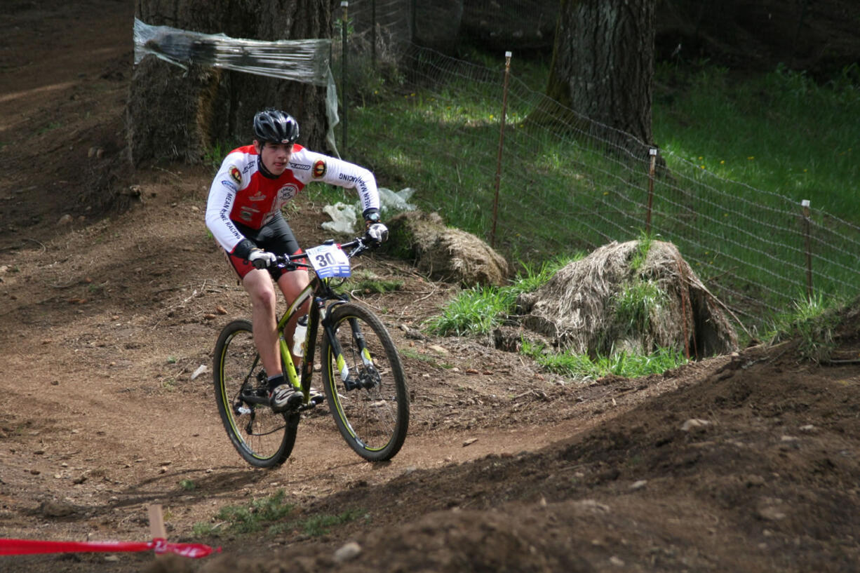 Zach Vergillo rolls through the hills during last season's Washougal MX Challenge. High school and middle school students can  join the new Washington Student Mountain Bike League.