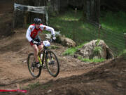 Zach Vergillo rolls through the hills during last season's Washougal MX Challenge. High school and middle school students can  join the new Washington Student Mountain Bike League.