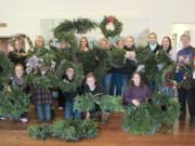 Fragher Lake: Wreath Day at Fragher Lake Grange.